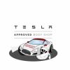 Teslatræf hos Autoskadestuen - Tesla Approved Body Shop
